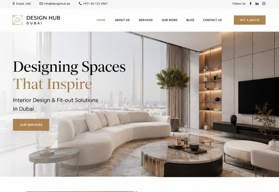 small business website design dubai