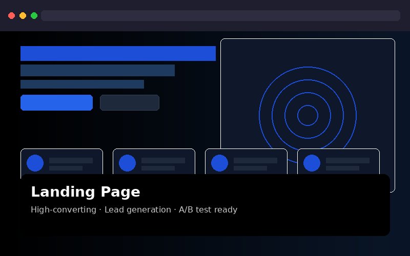 Landing page designer