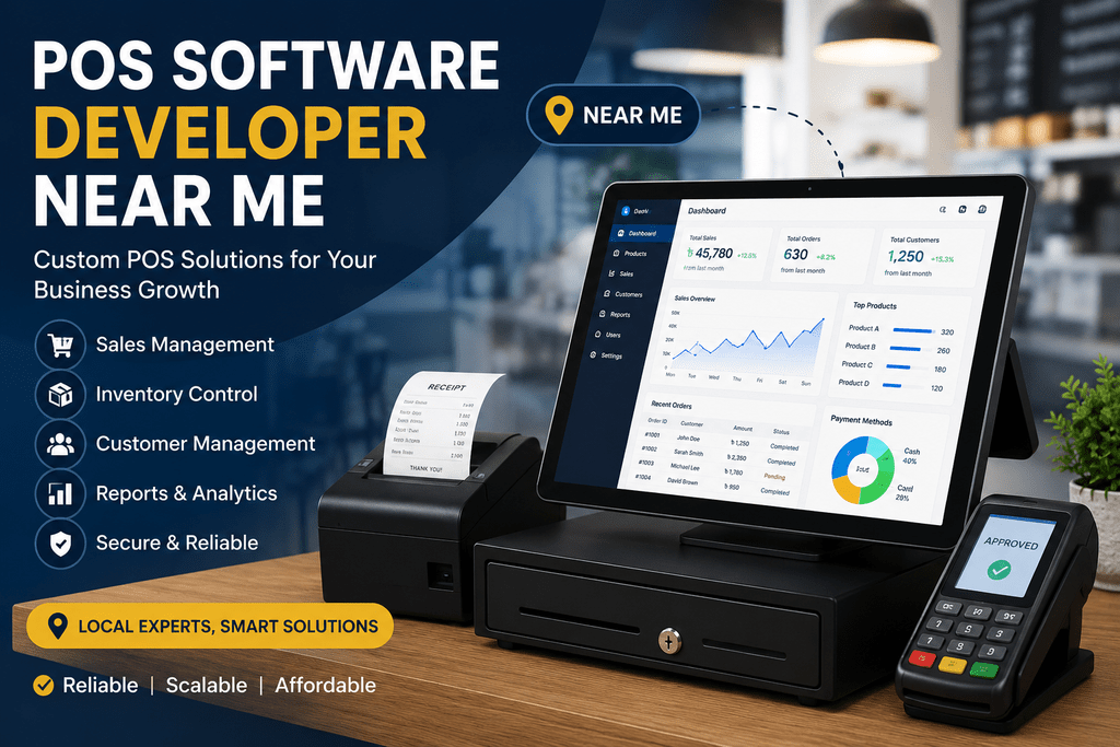 POS Software Developer Near Me – Custom POS Solutions for Business