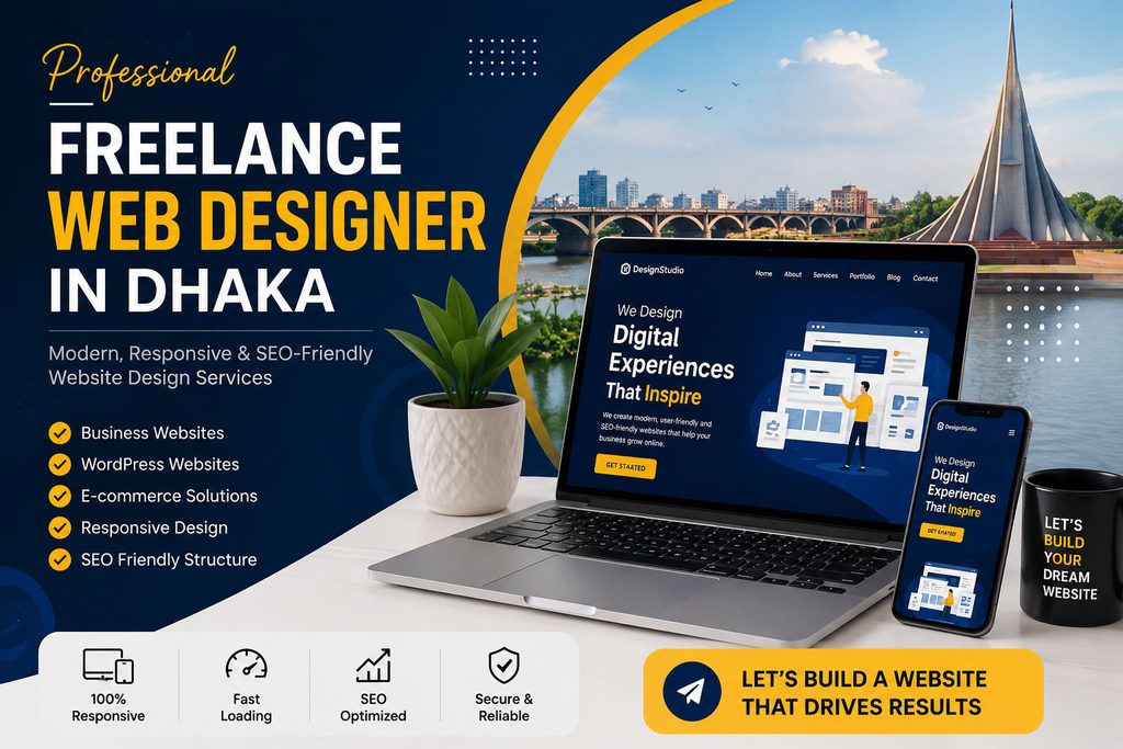Freelance Web Designer in Dhaka