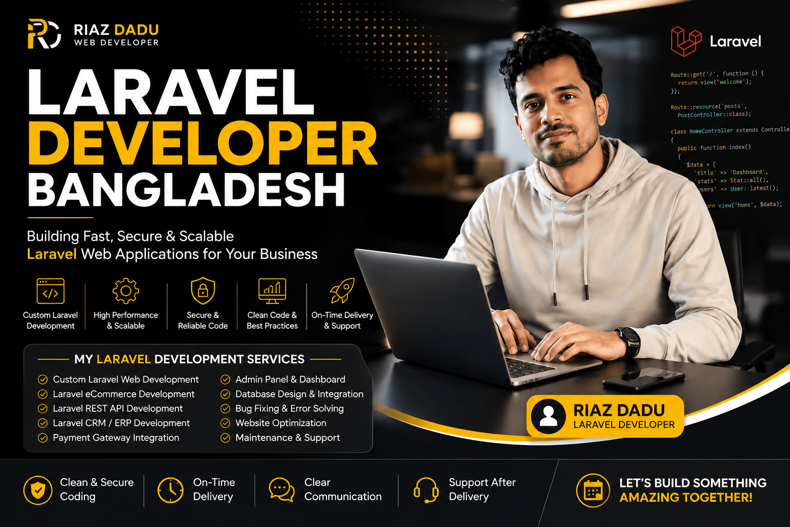 Laravel Developer Bangladesh – Riaz Dadu
